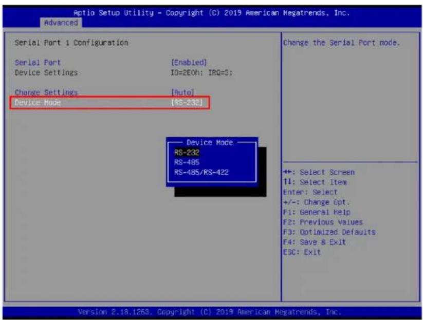 Advantech AMAX-5410-A - 串行端口配置 - 3
