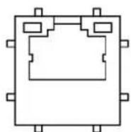 Advantech UNO-430-1 - LAN 端口 - 1