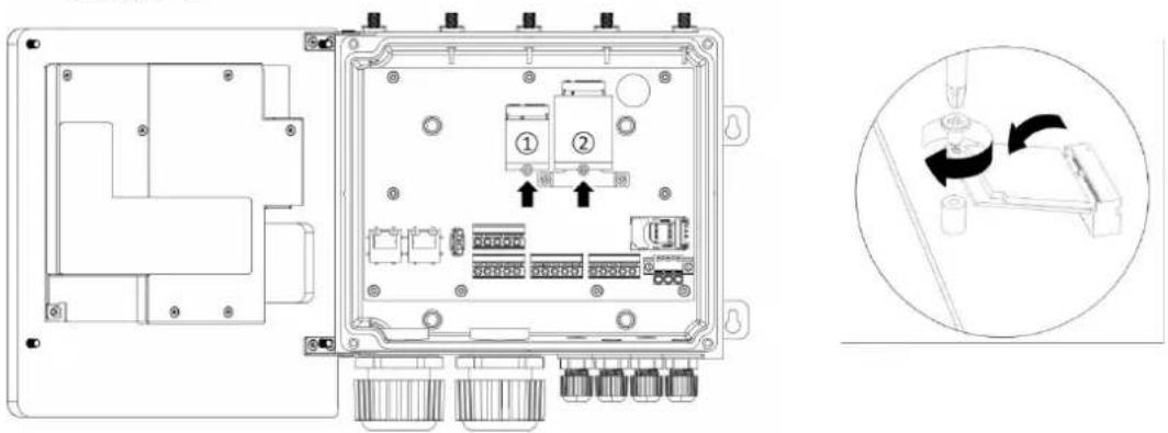 Advantech UNO-430-1 - M.2 WIFI/LTE 模块 (选配)安装 - 3