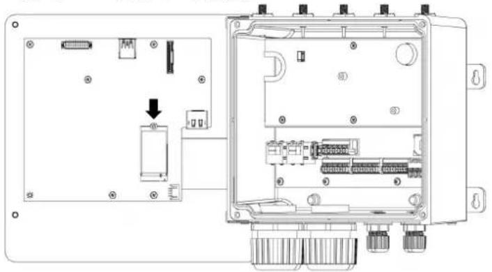 Advantech UNO-430-1 - M.2 存储卡 (选配)安装 - 4