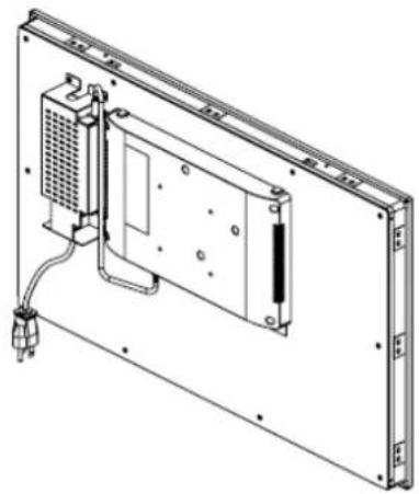 Advantech FPM-221W-P4AE - 电源适配器支架安装 (可选) - 2