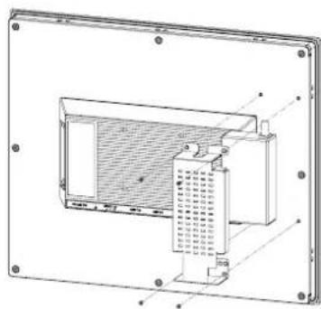Advantech FPM-719-R9AE - Power Adapter Bracket Mounting (Optional) - 1