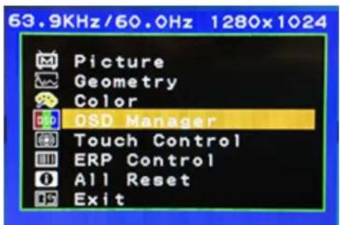 Advantech FPM-719-R9AE - B.2.5 OSD Manager - 1
