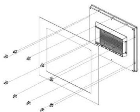 Advantech FPM-717-R9AE - Panel Mounting/Montage Sur Panneau - 1