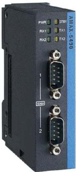 Advantech AMAX-5580-C3000A - AMAX-5490 2 端口隔离 RS-232/422/485 通信模块 - 1
