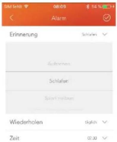 Newgen Medicals FBT-55.HR PRO.V4 - Alarm einstellen - 7