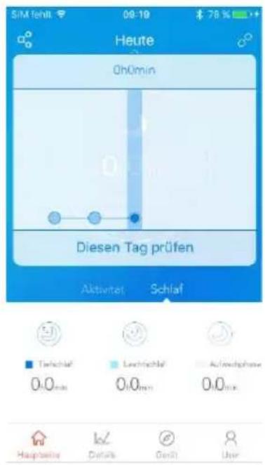 Newgen Medicals FBT-55.HR PRO.V4 - Schlafanzeige eines ausgewählten Tages - 1