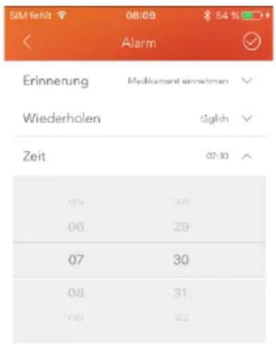 Newgen Medicals FBT-55.HR PRO.V4 - Alarm einstellen - 9