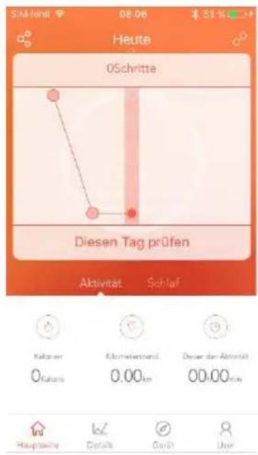 Newgen Medicals FBT-55.HR PRO.V4 - Aktivität eines ausgewählten Tages - 1