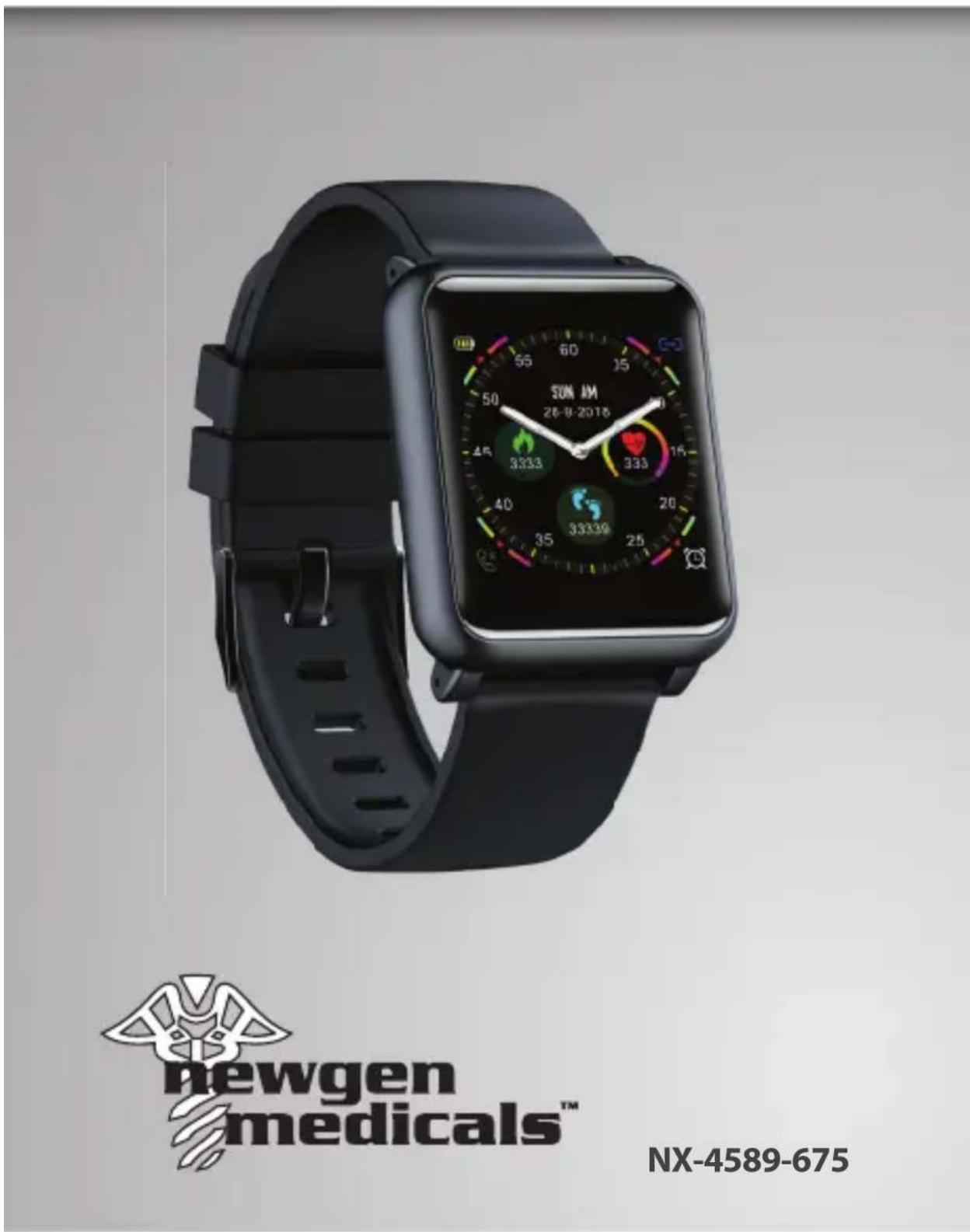 Newgen Medicals SW-450 - Montre fi tness étanche - 1