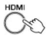 YAMAHA ATS-1080 - Tenere premuto HDMI per almeno tre secondi. - 1