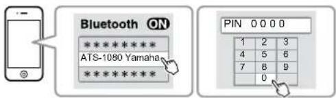YAMAHA ATS-1080 - 选择列表中的 “ATS-1080 Yamaha”（或 “YamahaAV”）。 - 1