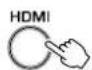 YAMAHA ATS-1080 - 按住 HDMI 至少 3 秒。 - 1