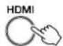 YAMAHA ATS-1080 - Maintenez enfoncé HDMI pendant au moins trois secondes. - 1