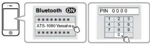 YAMAHA ATS-1080 - Seleccione "ATS-1080 Yamaha" (o "YamahaAV") en la lista. - 1