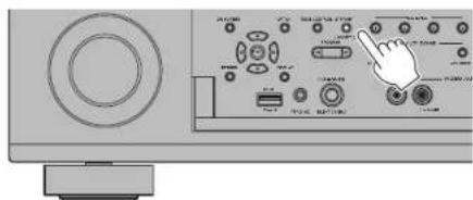 YAMAHA MusicCast RX-A1070 - 4Maintenez enforcé le bouton CONNECT sur la face avant de l'unité pendant 5 secondes, comme vous indique l'application. - 2