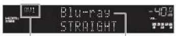 YAMAHA MusicCast RX-A1070 - 2Appuyez sur AV 1. - 1