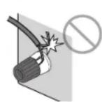 YAMAHA RX-V1085 - Precautions for connecting speaker cables - 3