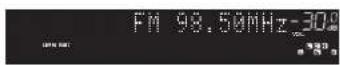 YAMAHA RX-V1085 - 3Press TUNING to set a frequency. - 1