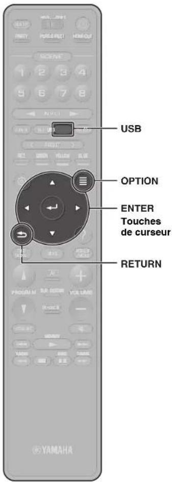 YAMAHA RX-V1085 - Lecture de musique stockée sur un dispositif Bluetooth® - 1