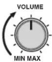 YAMAHA RX-V1085 - 1Turn on the subwoofer and set the volume to half. - 1