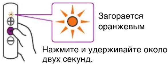 YAMAHA EPH-W53 - Нажмите и удерживайте кнопку функции около двух секунд. - 1