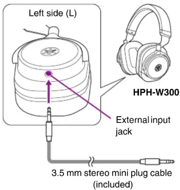 YAMAHA HPH-W300 - Note - 1
