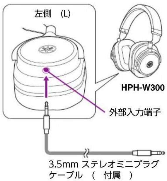 YAMAHA HPH-W300 - メモ - 1