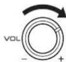 YAMAHA YPX-500 - When you use the speakers connected to an external device, such as your TV, computer, portable player, etc., adjust the output sound level as follows. - 1