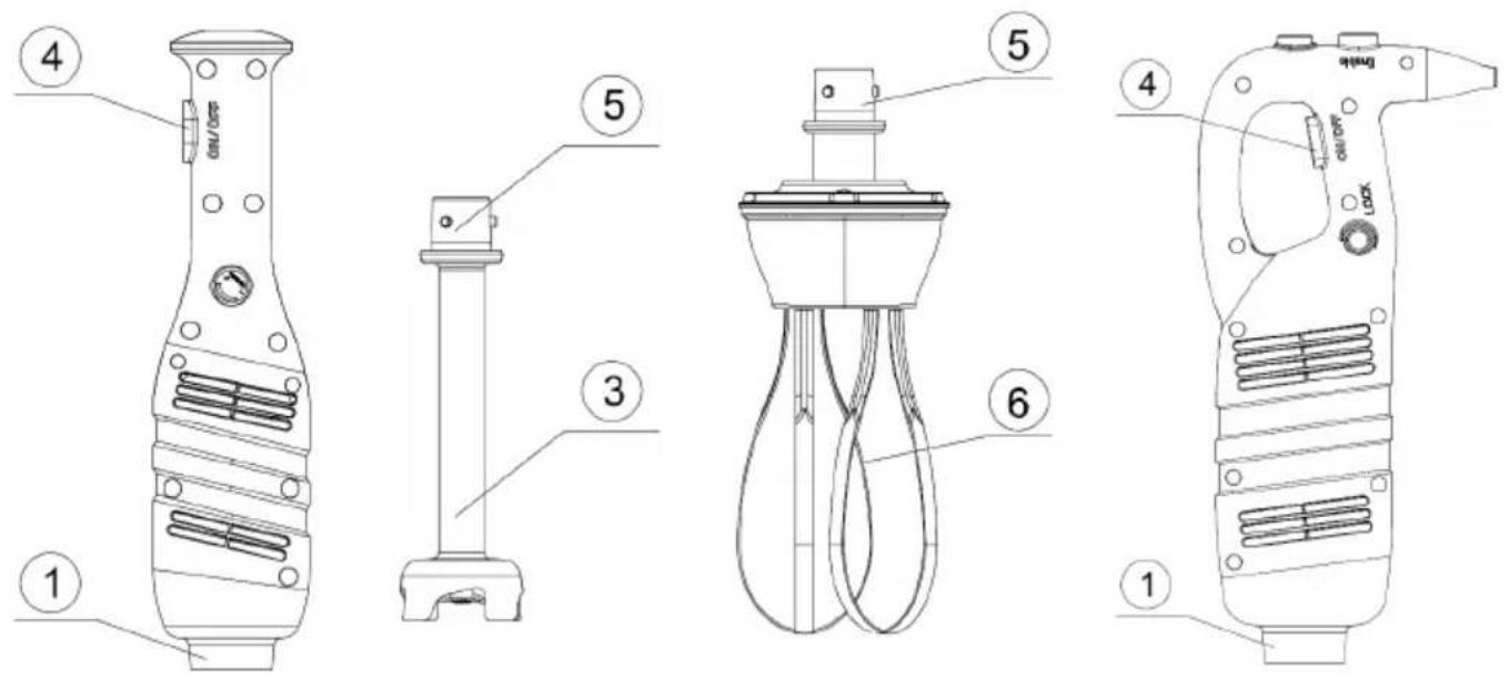 Royal Catering RCSM-850-550 - Description of the device - 1