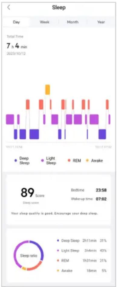 HAMA Smartwatch 5010 - Analyse du sommeil - 1