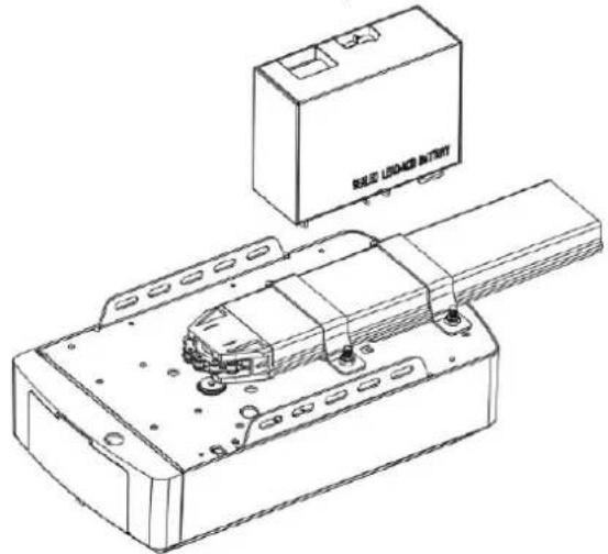 MSW GDOOR-003A - opció - felül rögzített (CSAK ólomakkumulátorhoz) - 1