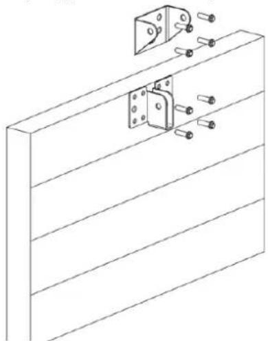 MSW GDOOR-003A - Szerelje fel a fali konzolt és az ajtókonzolt (2. ábra) - 1