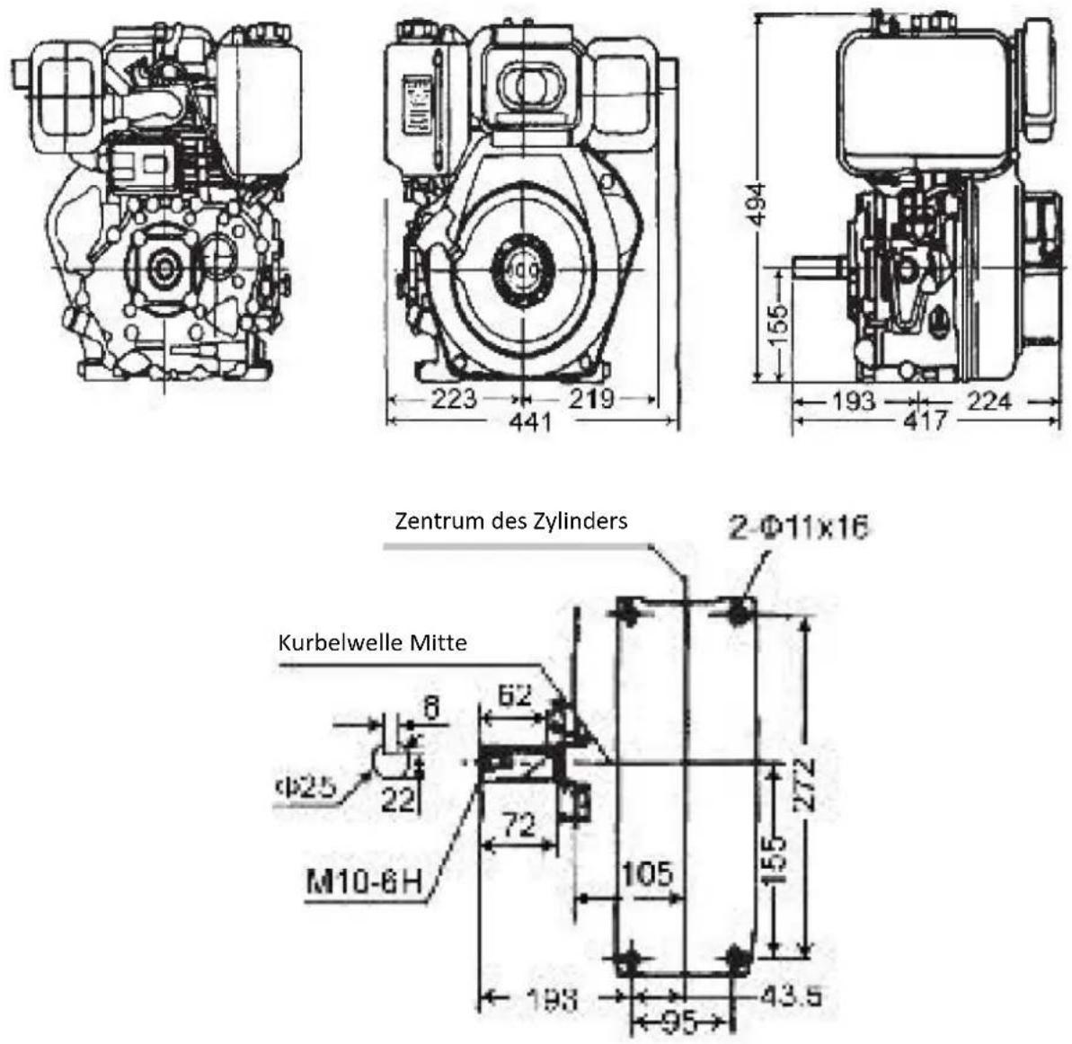 MSW DENGINE-9 - Gesamtabmessung - 1
