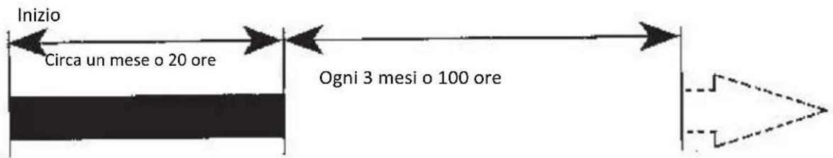 MSW DENGINE-9 - Intervallo di cambio dell'olio della macchina - 1