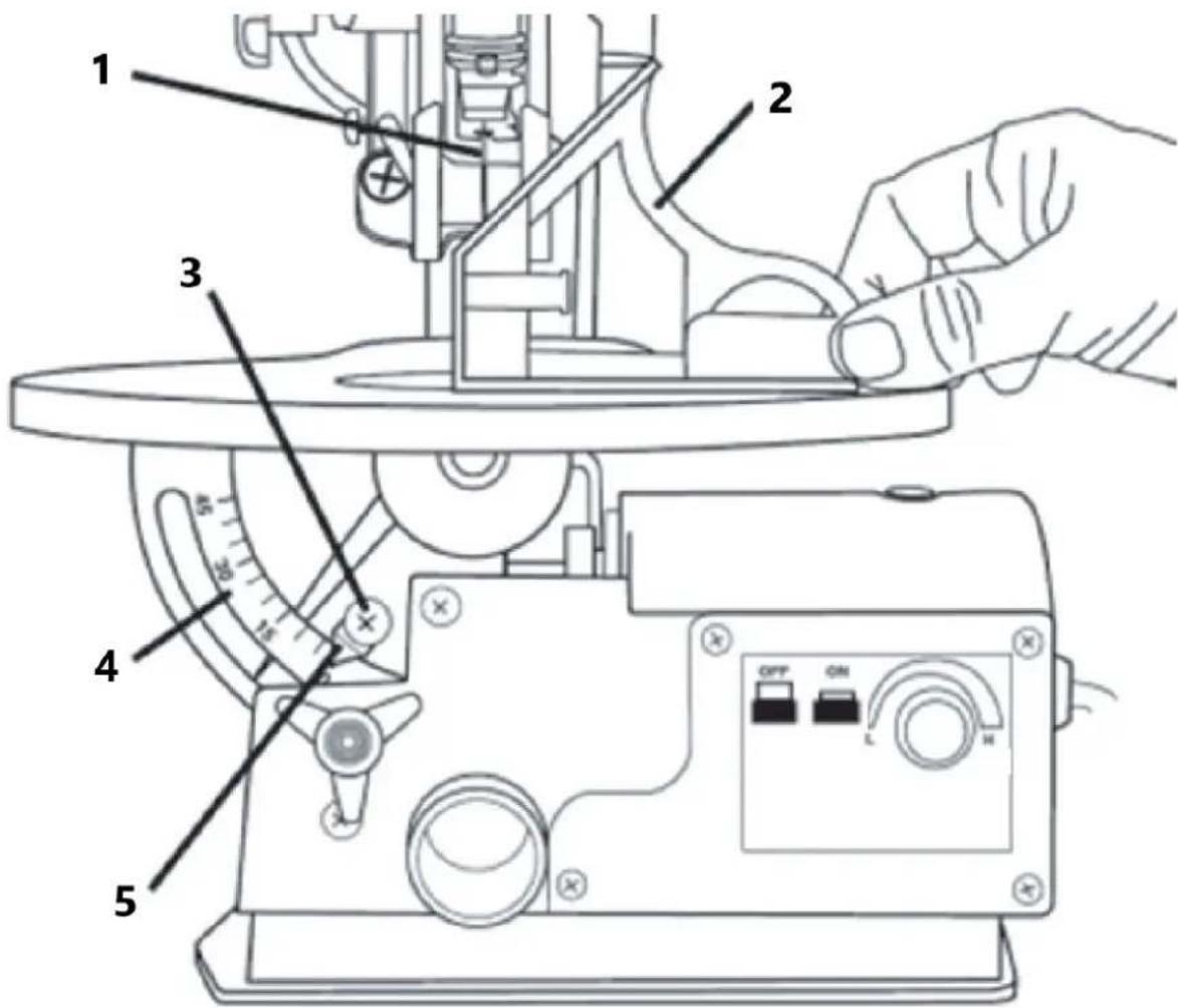 MSW SBBD-1250EC - Installera blad med släta ändar (skärning i sidled) - 4