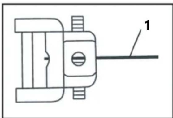 MSW SBBD-1250EC - Installation de lames à extrémité lisse (coupe latérale) - 2