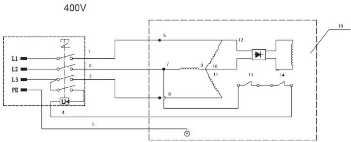 MSW SBBD-4500MAX - SCHALTPLAN / SCHÉMA ZAPOJENIA - 1