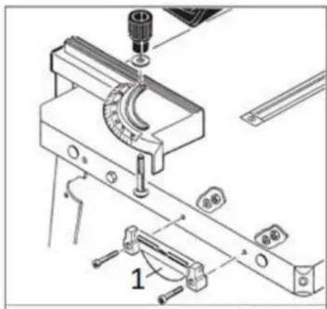 MSW SBBD-4500MAX - Régler la hauteur de l'extension de table - 1
