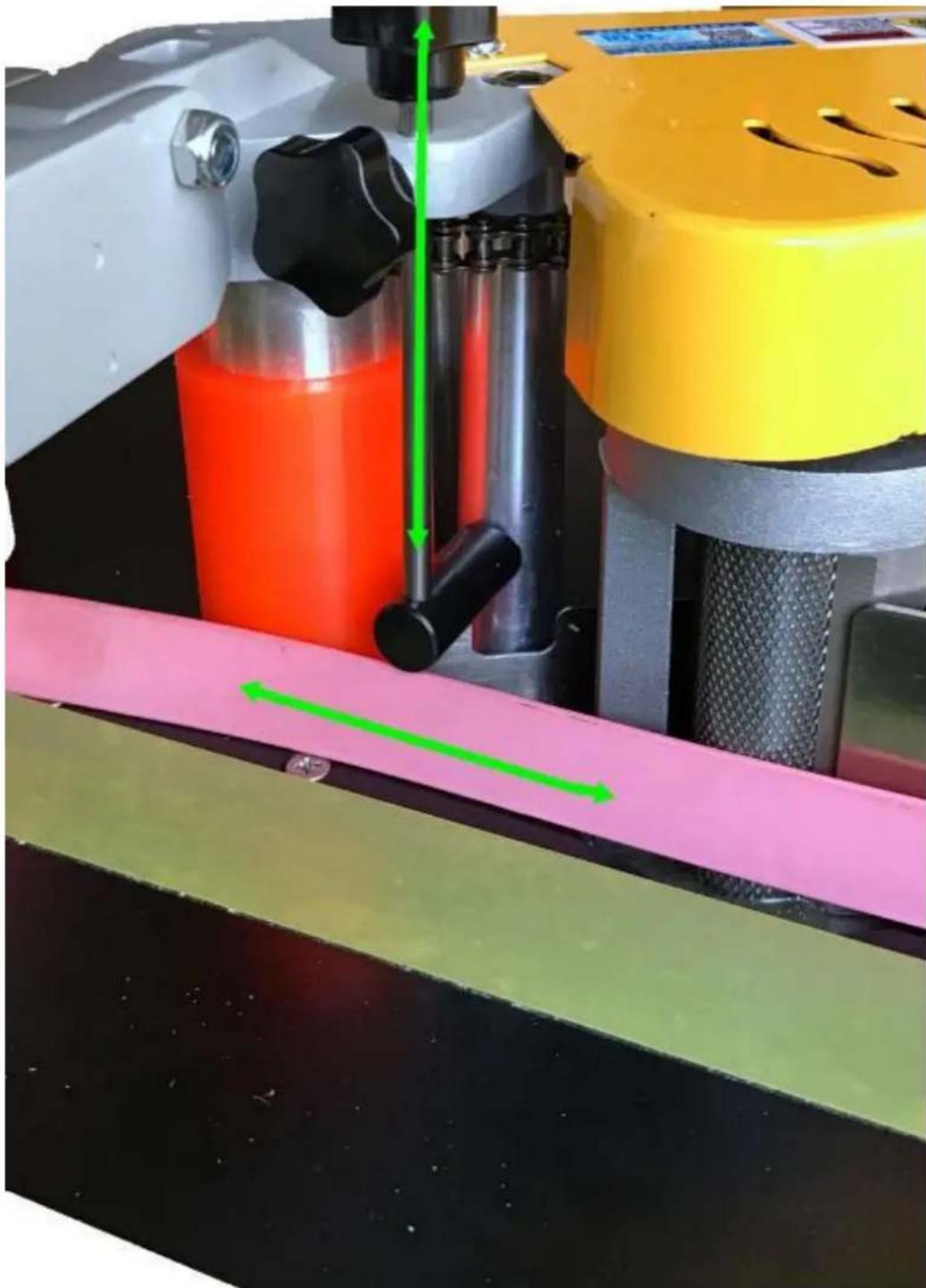 MSW EDGE AUTOMATIC - Regolare l'altezza del listello perimetrale - 4