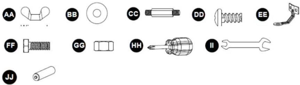 Uniprodo UNI_GPH_03 - PARTS DIAGRAM - 2