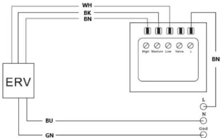 MSW HQAIR10S - Schema di collegamento - 2