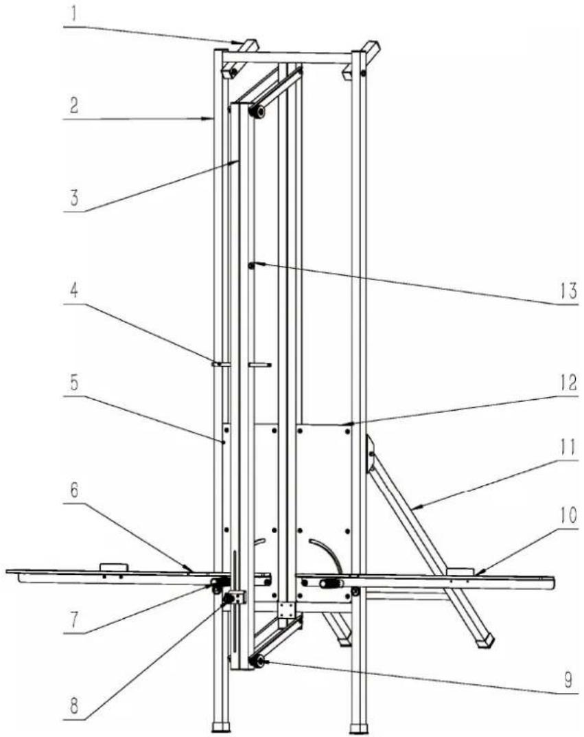 MSW ISU-WOOL-2B - Schema delle parti - 1