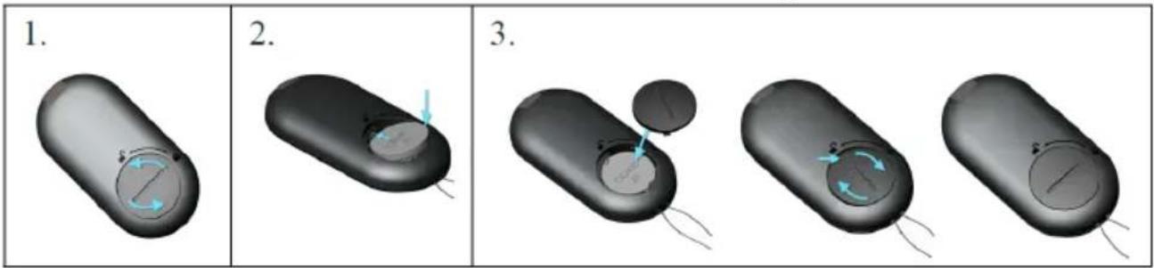Uniprodo UNI_EH_02 - Remote control battery use for UNI\_EH\_03: - 1