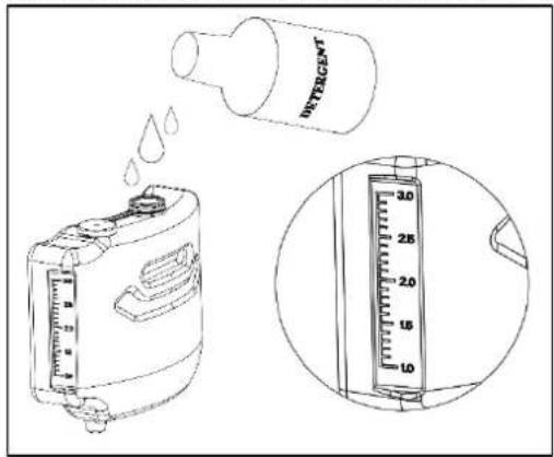 Ulsonix Turboclean XX PRO - Tuyau, tube, brosse et tube pour détergent - 3