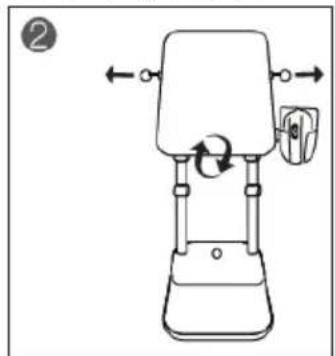 Ulsonix USX-ST2250IT - Adjusting the position of the ironing board - 5