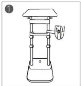 Ulsonix USX-ST2250IT - Adjusting the position of the ironing board - 1