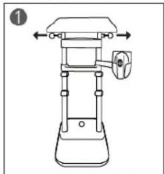 Ulsonix USX-ST2250IT - Adjusting the position of the ironing board - 4
