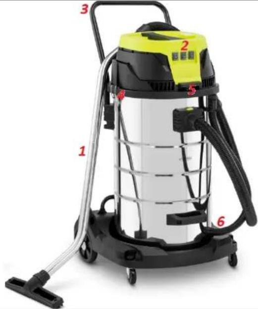 Ulsonix Floorclean 80VO Pro - Opis urządzenia - 2