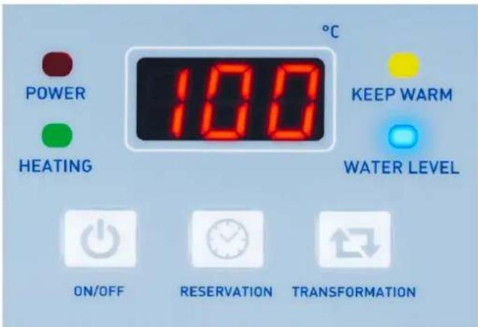 Royal Catering RCWK-10L-AUT - Painel de controle: - 1